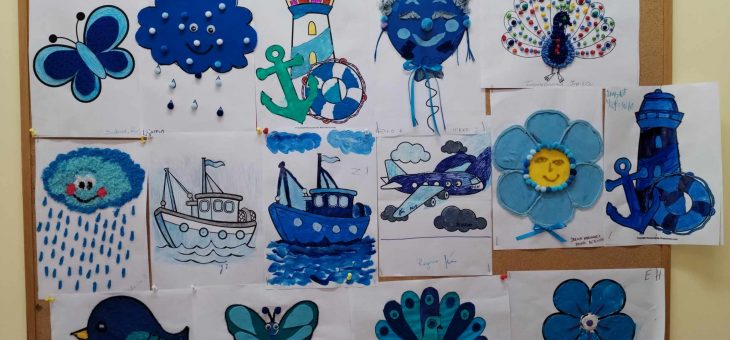 Kreatywny czwartek – Dzień koloru niebieskiego