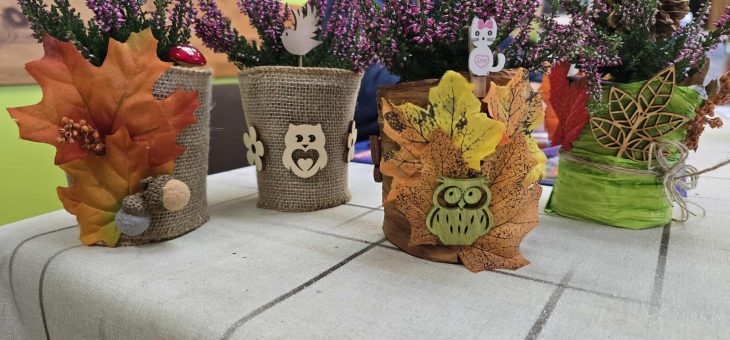 Kreatywny piątek-kompozycje z wrzosu