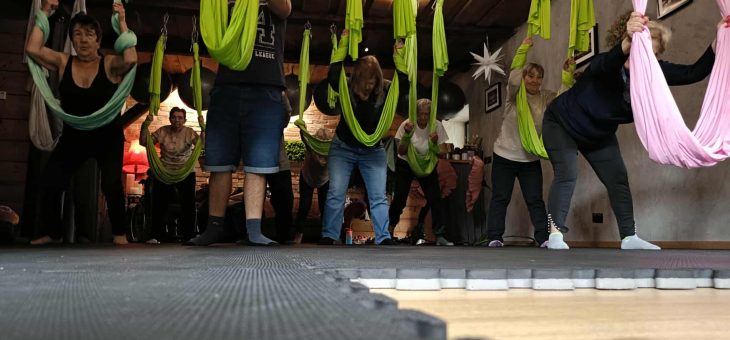 Aerial joga- dla ciała i duszy.